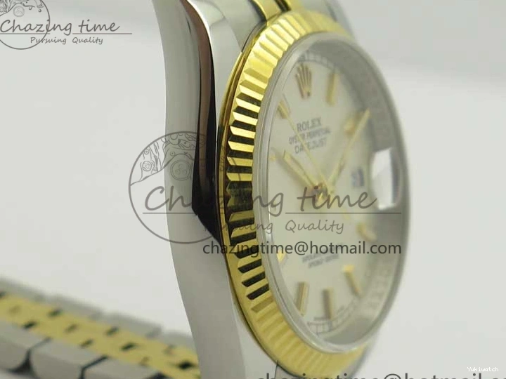YG Stick Silver Bracelet on SS 126233 Markers ARF Jubilee Dial SS DateJust Best Edition 36 YG 1:1 SH3135 0505